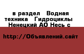  в раздел : Водная техника » Гидроциклы . Ненецкий АО,Несь с.